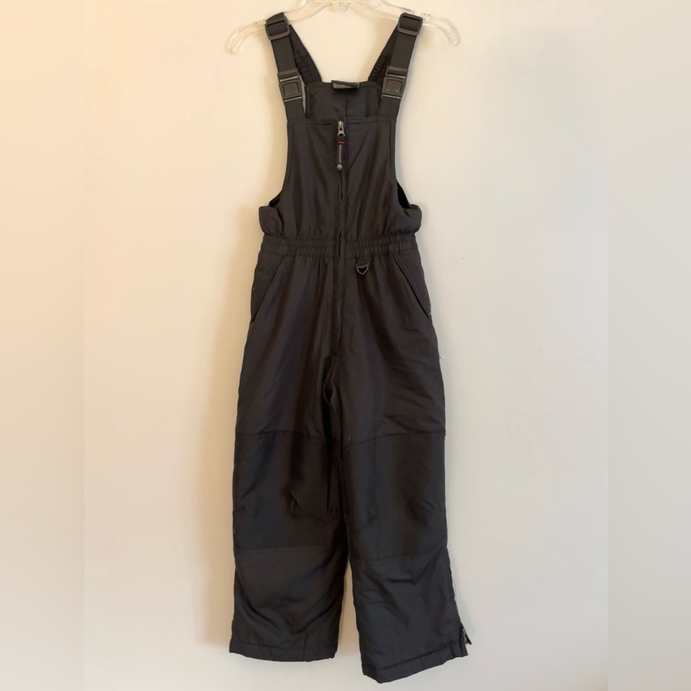 Protection System Black Snow Bib Overalls kids 6 boys girls
